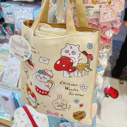 Chiikawa Tote Bag*米色 Wonder Tea Time ちいかわ 小可愛