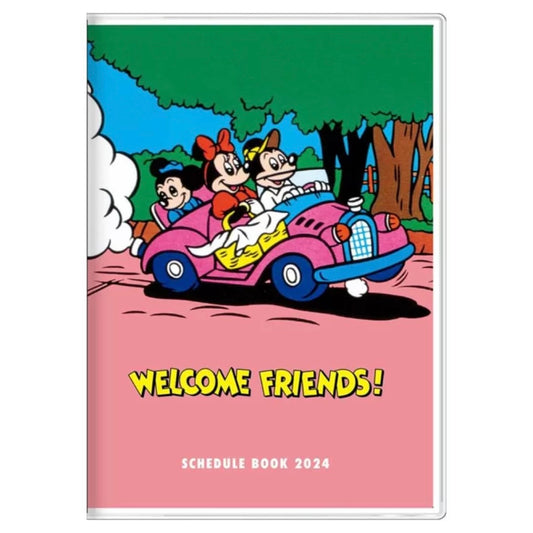Mickey & Minnue welcome friends B6 Schedule Book 2024