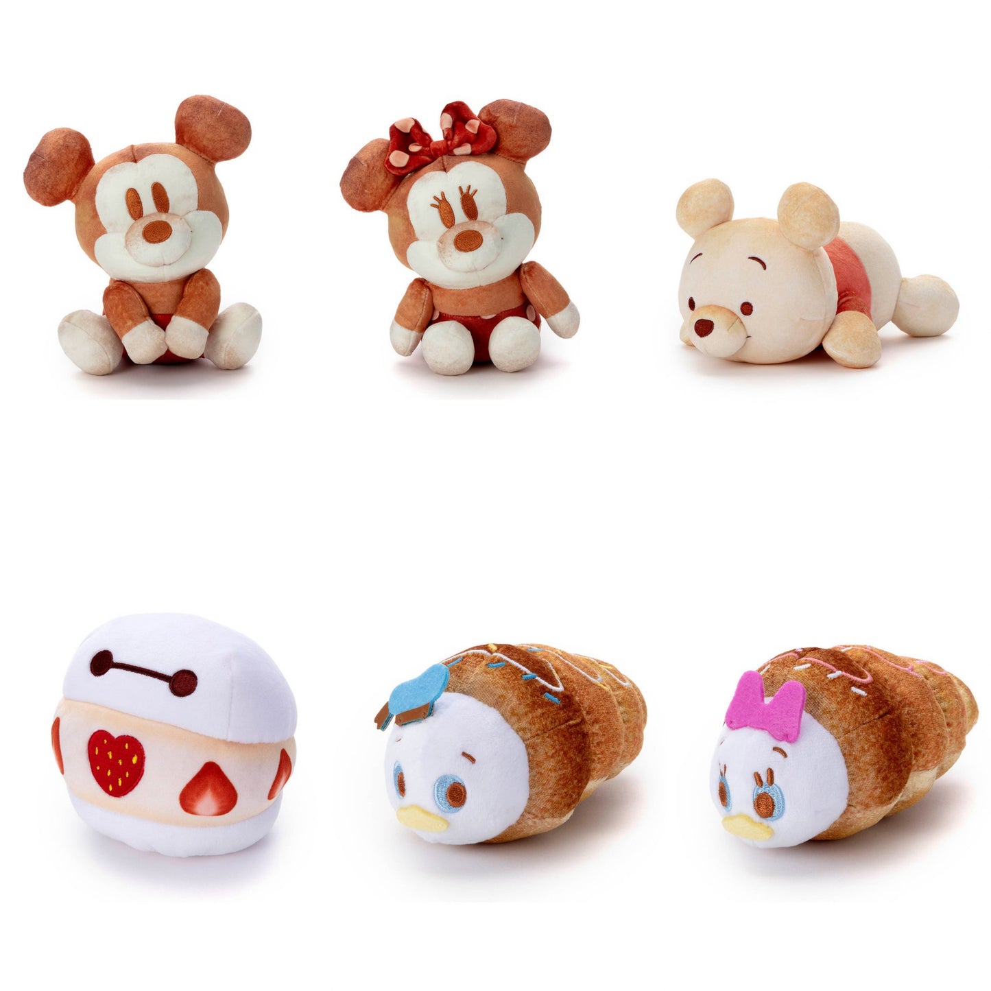 Disney Bakery Nui Pan - Mickey/ Minnie/ Pooh/Baymax/ Donald/ Daisy 公仔