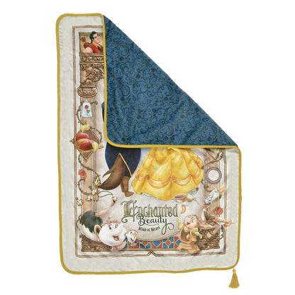 雙面毛毯 70x100cm｜DISNEY ANIMATION BEAUTY AND THE BEAST 35TH ANNIVERSARY