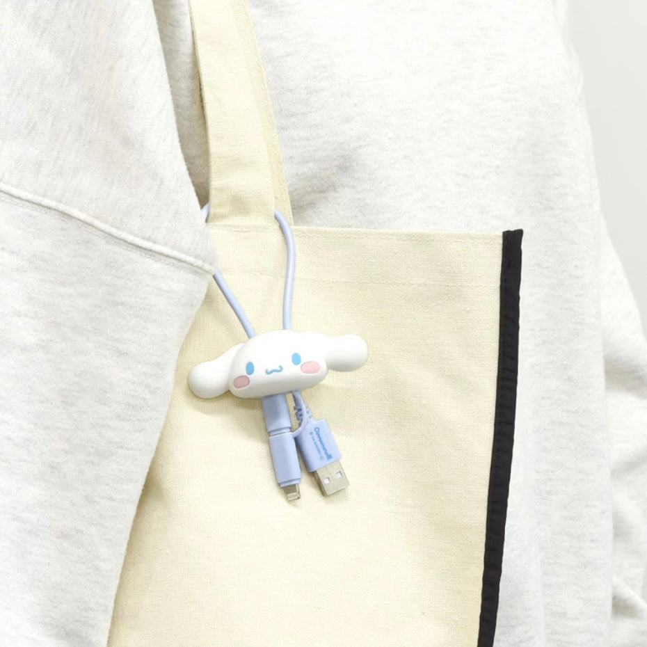 Kuromi/ Melody/ Kitty/ 玉桂狗  - Sanrio 系列 便携萬用充電線 (Lighting/ Type-C)