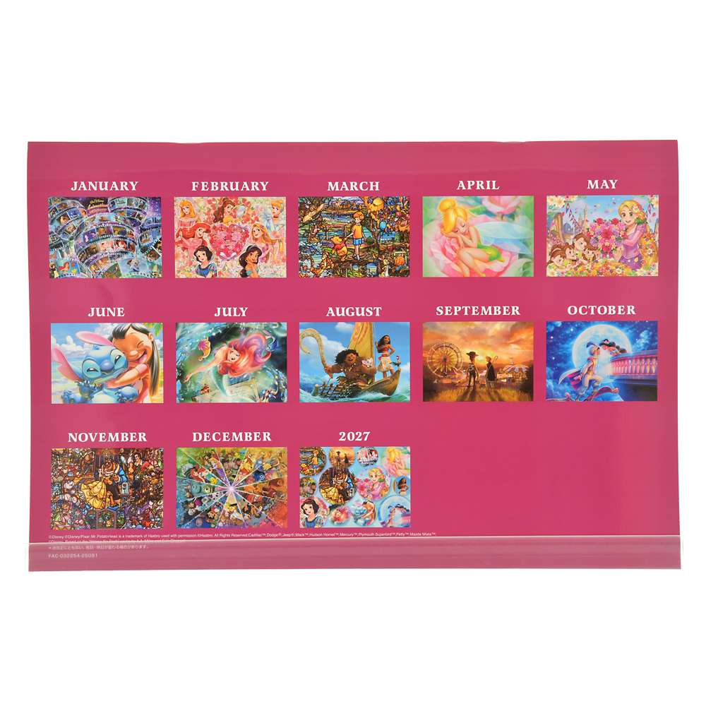 Disney Characters 掛牆月曆 CALENDARS ＆ ORGANIZERS 2026