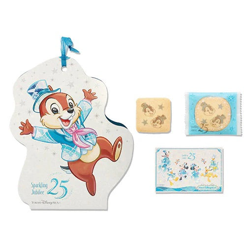 Chip & Dale 盒裝餅乾 - TOYKO DISNEYSEA 25TH SPARKLING JUBILEE