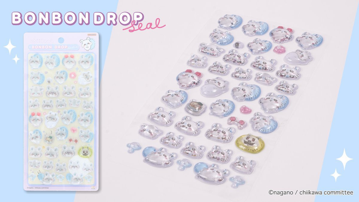 Chiikawa | 飛鼠/ 古本屋 脹卜卜貼紙 BONBON DROP Sealちいかわ 小可愛