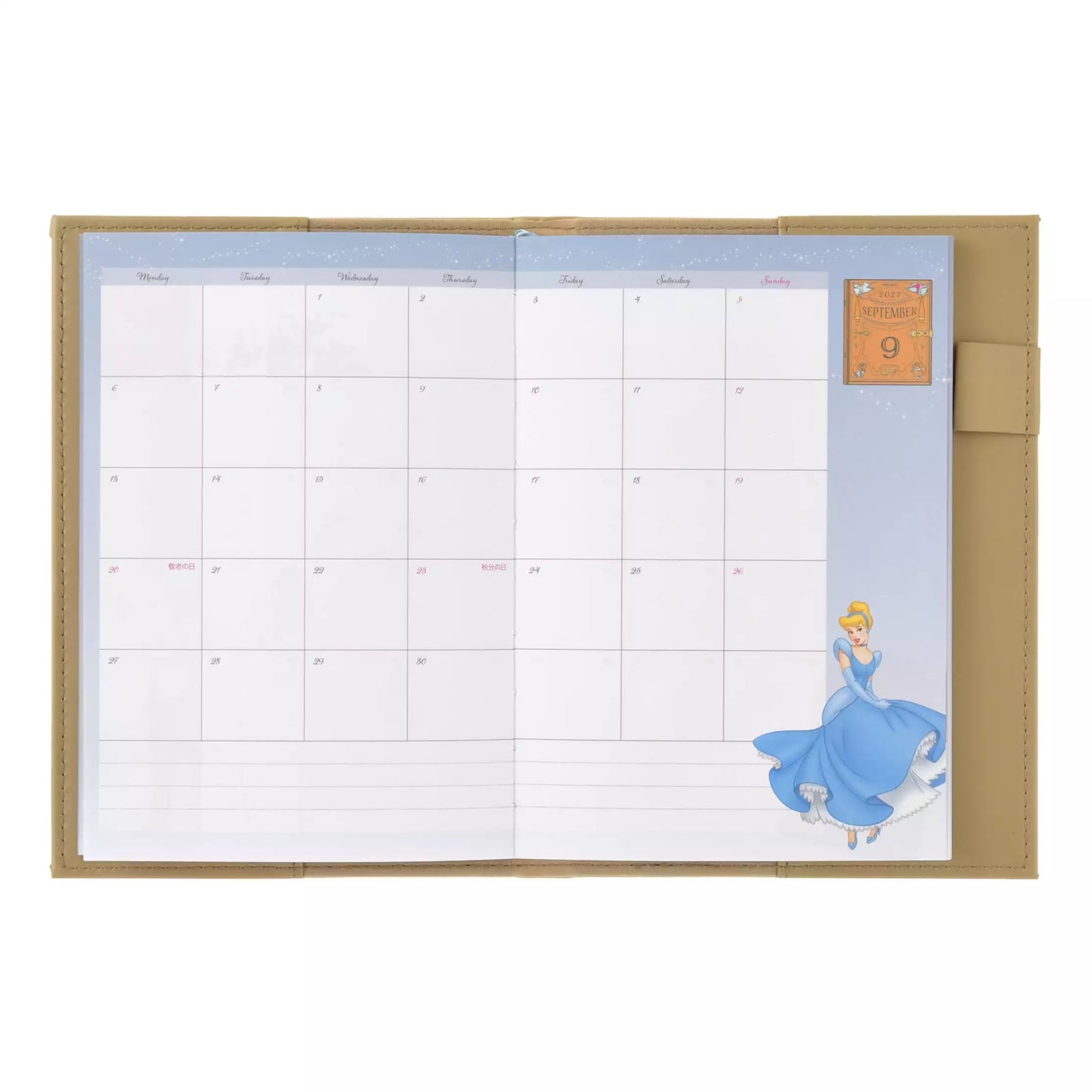 Cinderella 月週間 B6 Schedule|CALENDAR ＆ ORGANIZER 2027
