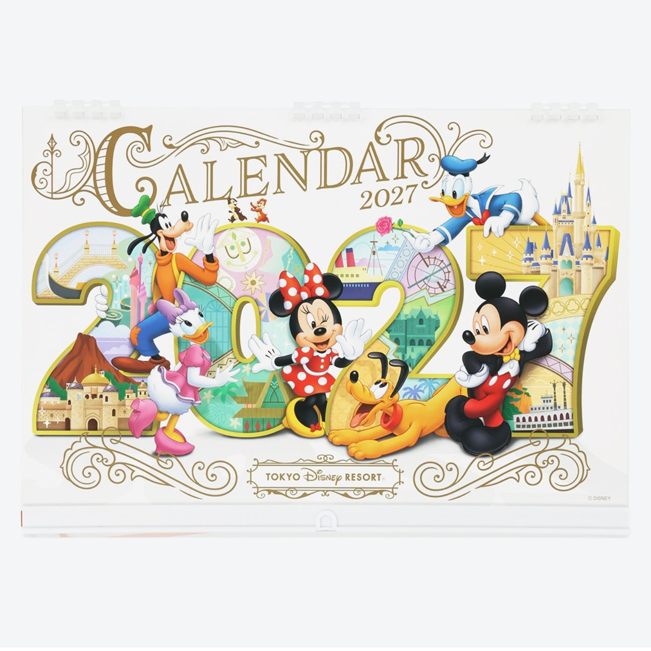 Disney Resort 集合掛牆月曆 Calendar 2027