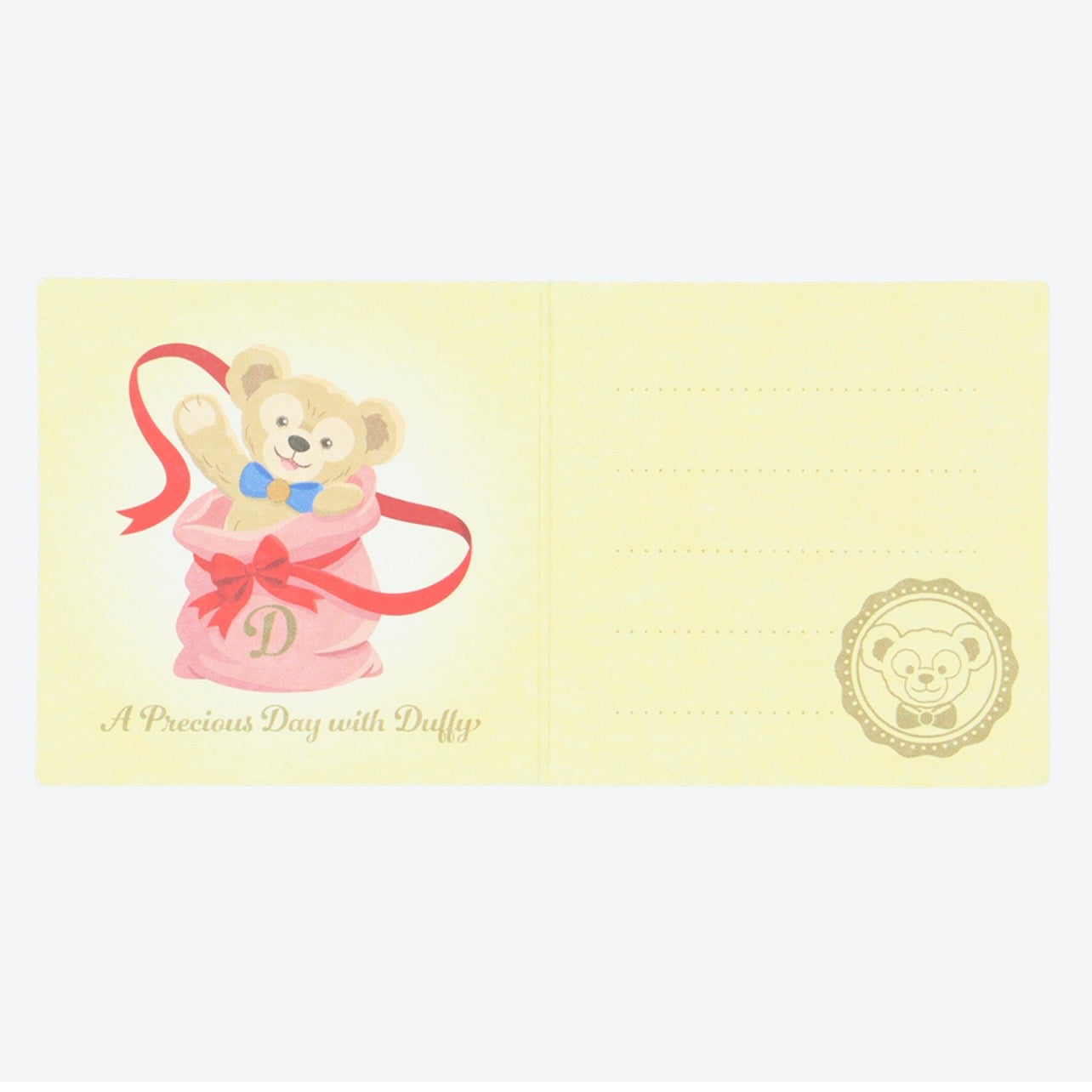 Duffy 公仔連心意卡 - DISNEYSEA 25TH Find Your Beautiful Blue