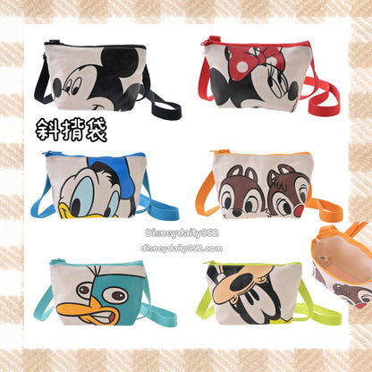 Mickey/ Minnie/ Donald/ Goofy/ Chip & Dale/ 泰瑞 斜揹袋