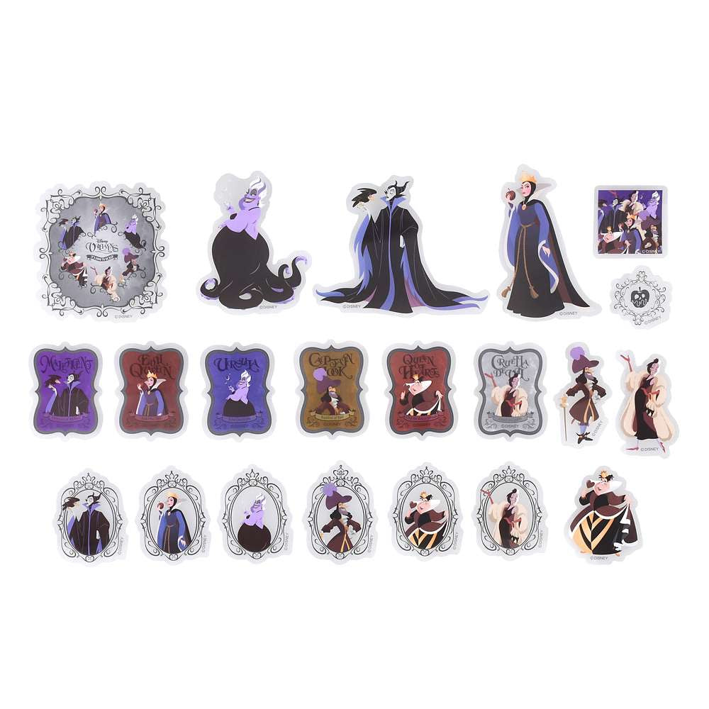 角色人物 大貼紙套裝  - Disney Halloween 2026 VILLAINS