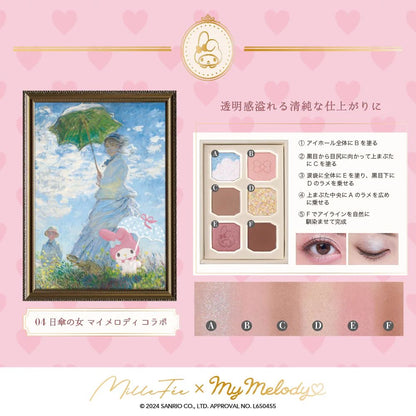 日本 Millefee x Sanrio 限定 眼影盤 My Melody/ 布甸狗/ 玉桂狗