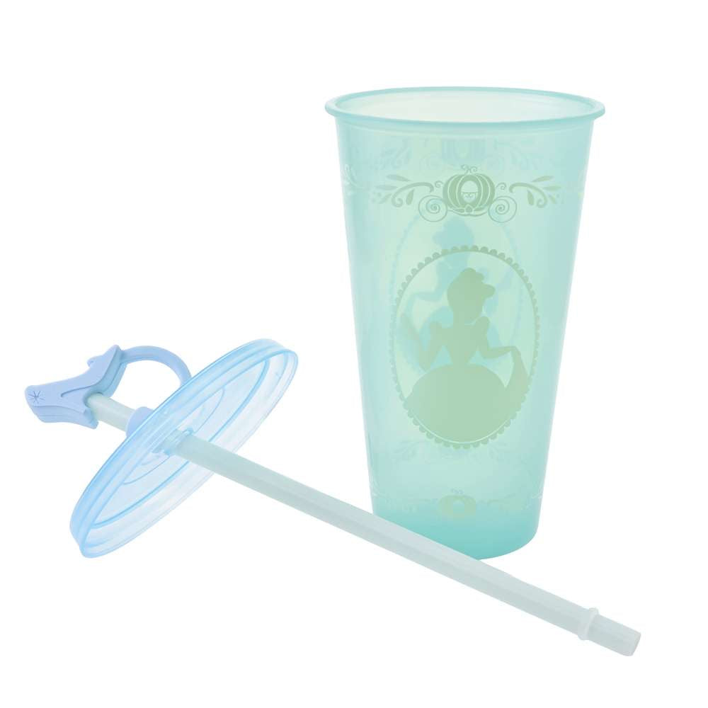 Belle/ Ariel/ Cinderella 變色飲筒水樽連杯蓋 - Drinkware