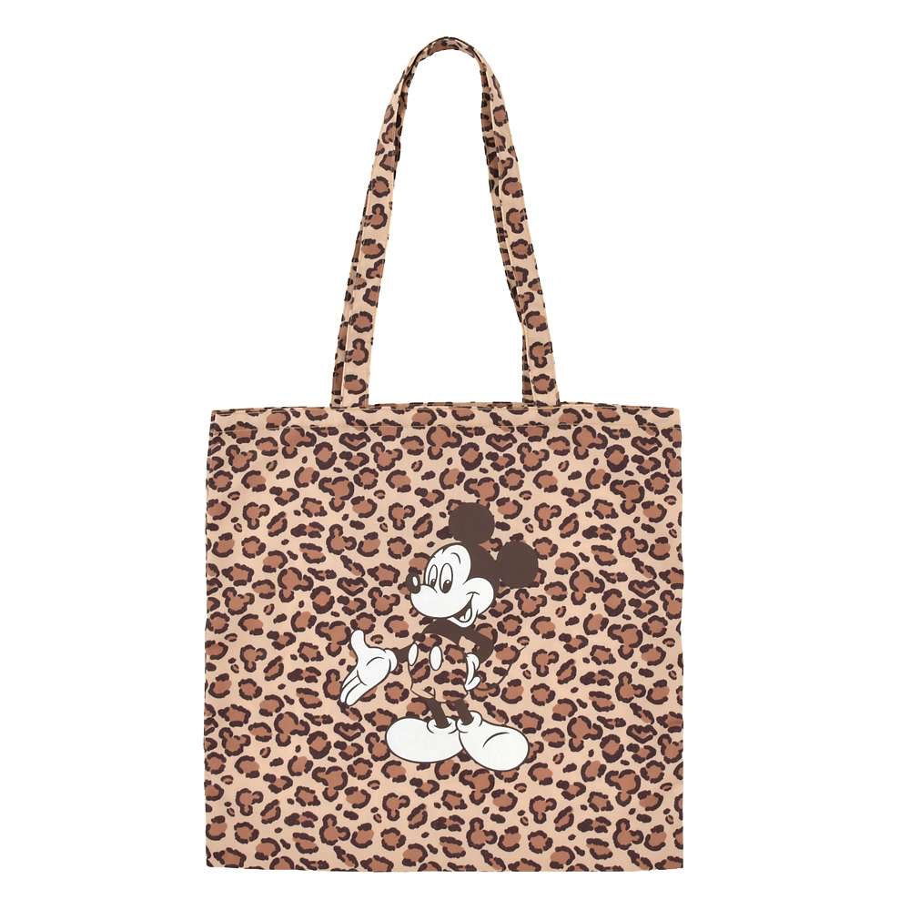 黑白格仔/ 藍色牛仔/ 啡色豹紋 Mickey Tote Bag