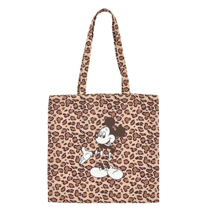 黑白格仔/ 藍色牛仔/ 啡色豹紋 Mickey Tote Bag