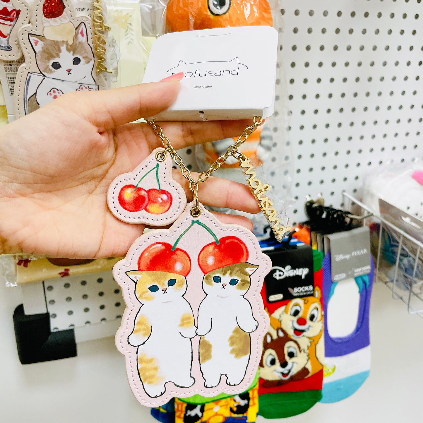 現貨 Mofusand 貓貓車厘子牌 Bag Charm