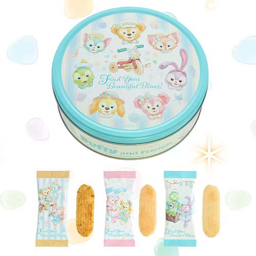 脆脆連圓罐 - DISNEYSEA 25TH Find Your Beautiful Blue