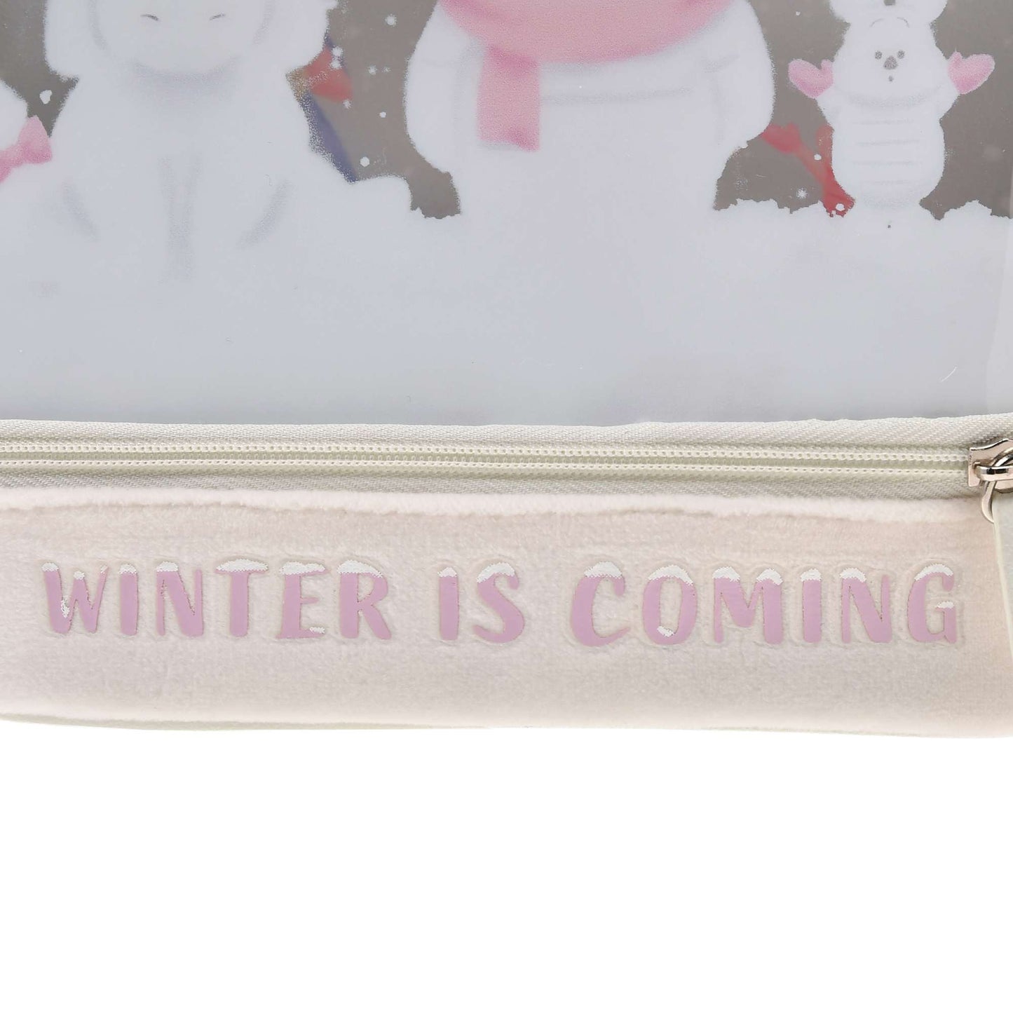 兩層化妝袋｜ White Pooh 2025