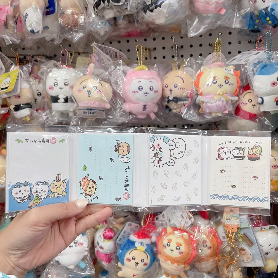 現貨 Chiikawa 壽司 Memo Pad 3子