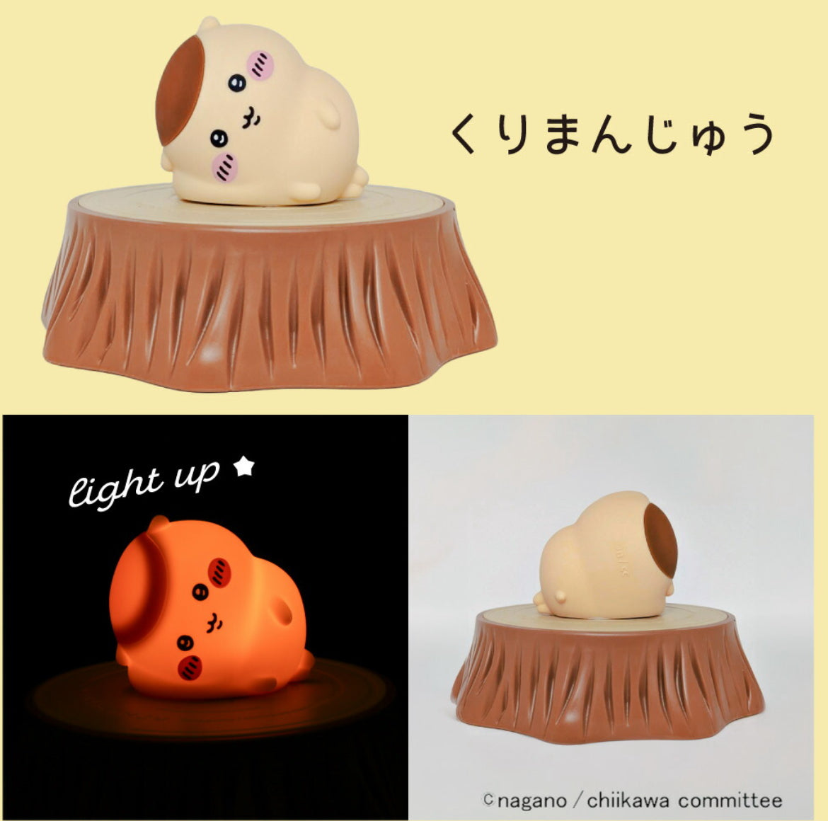 Chiikawa 無線充電電話座連小夜燈| 小可愛/ 小八/ 兔兔/ 飛鼠/ 栗子/ 風獅 ちいかわ