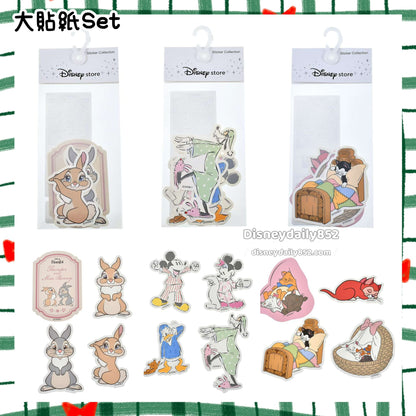 貓貓/Bunny & Thumper/ Mickey & Friends 大貼紙Set Sticker Collection