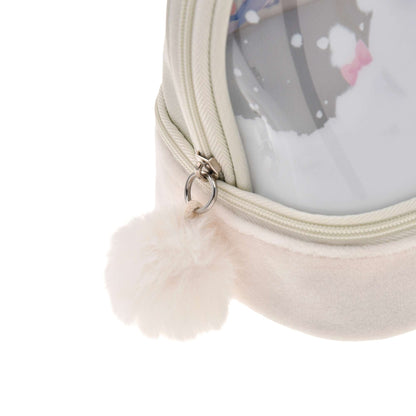 兩層化妝袋｜ White Pooh 2025