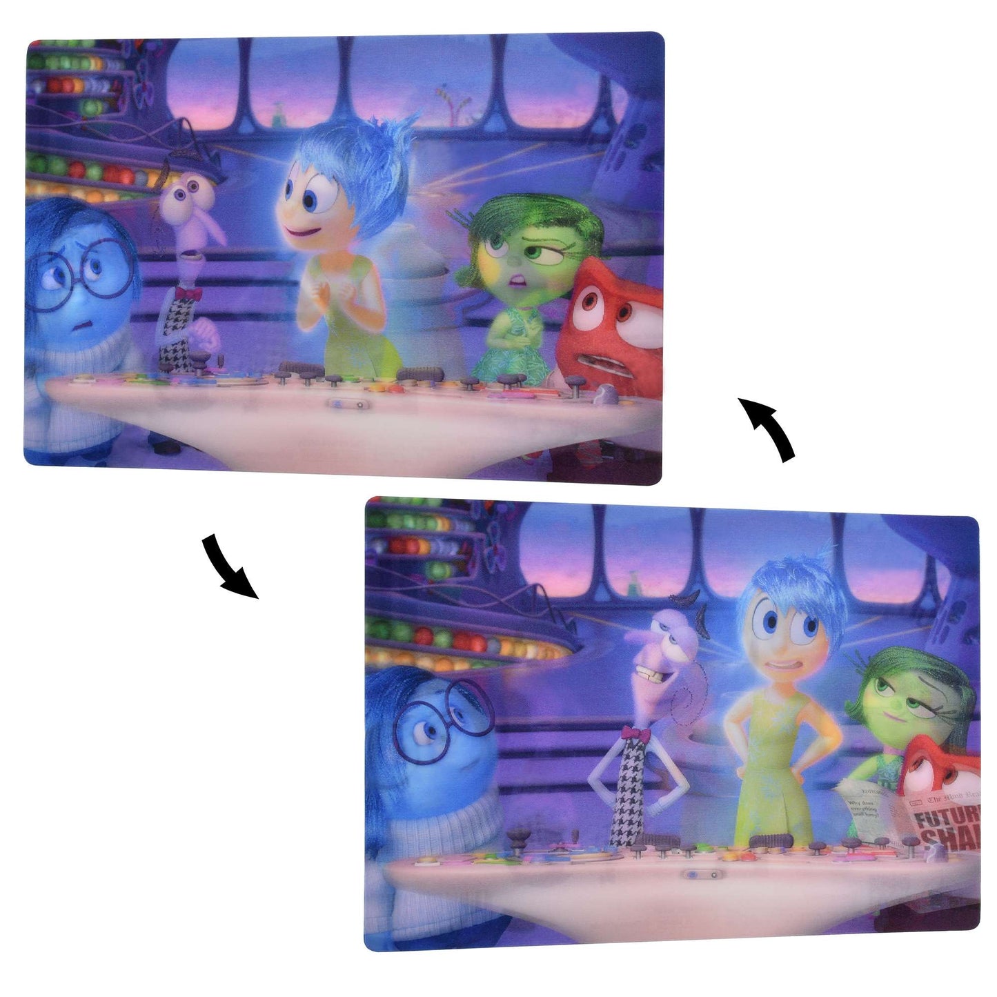 Stitch/ Ariel/ Rapunzel/ Inside Out/ 五星級大鼠 - 3D Postcard