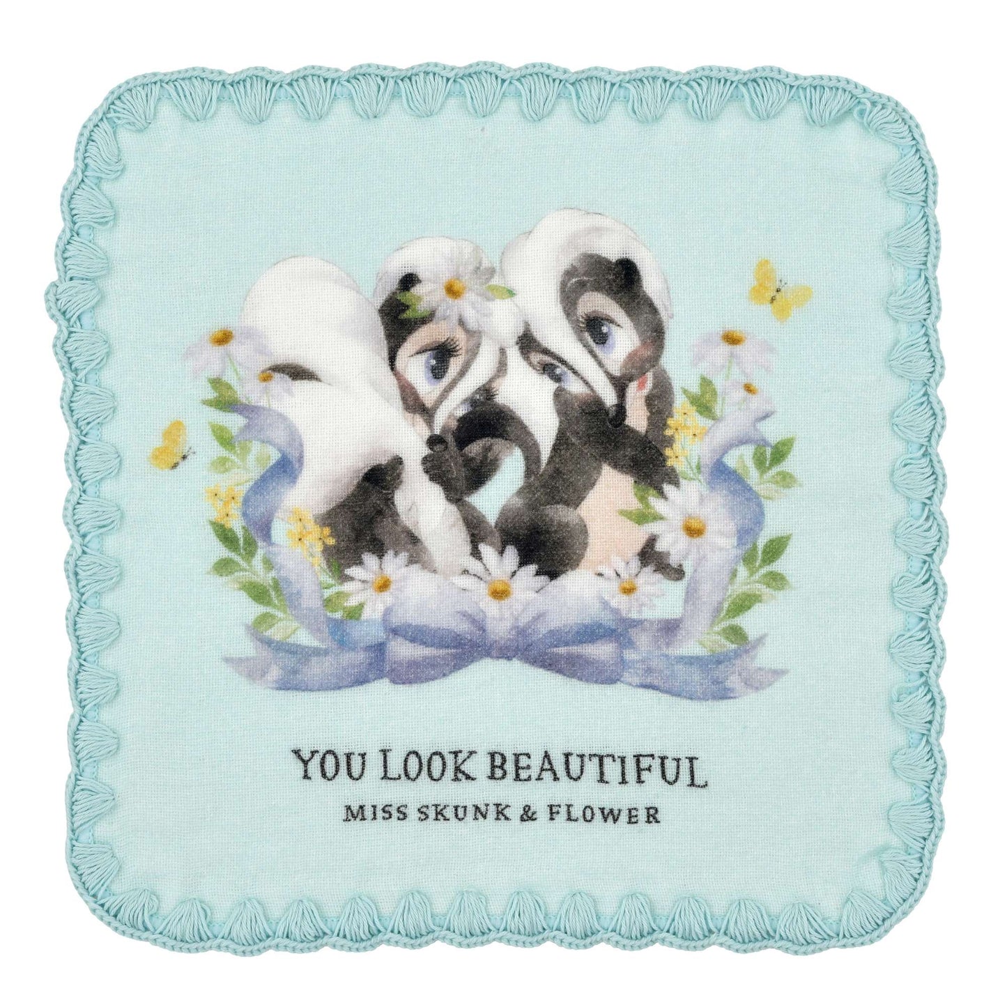 Flower &  Ms Skunk 手巾仔 - DISNEY SPRING ROMANCE