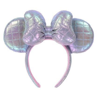 Minnie 銀白/ 紫粉頭箍