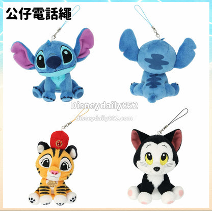 Stitch/ 樂雅/ Figaro 公仔電話繩