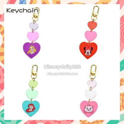 Marie/ Minnie/ Ariel/ Rapunzel Keychain