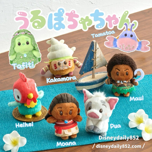 Moana/ Maui/ PUA豬/ Heihei/ Tafiti/ Kakamora/ Tamatoa 豆豆眼公仔｜ Moana 魔海奇緣