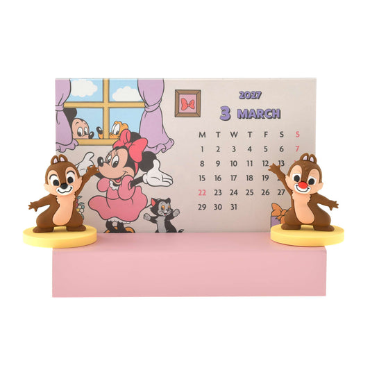 Mickey & Friends 坐枱月曆擺設 CALENDAR ＆ ORGANIZER 2027