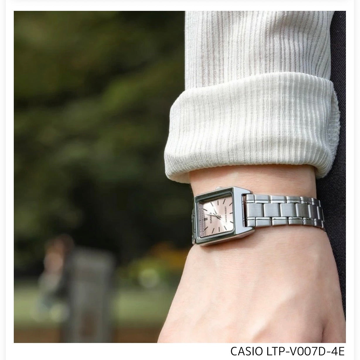 CASIO | LTP-V007  女裝鋼錶 10色