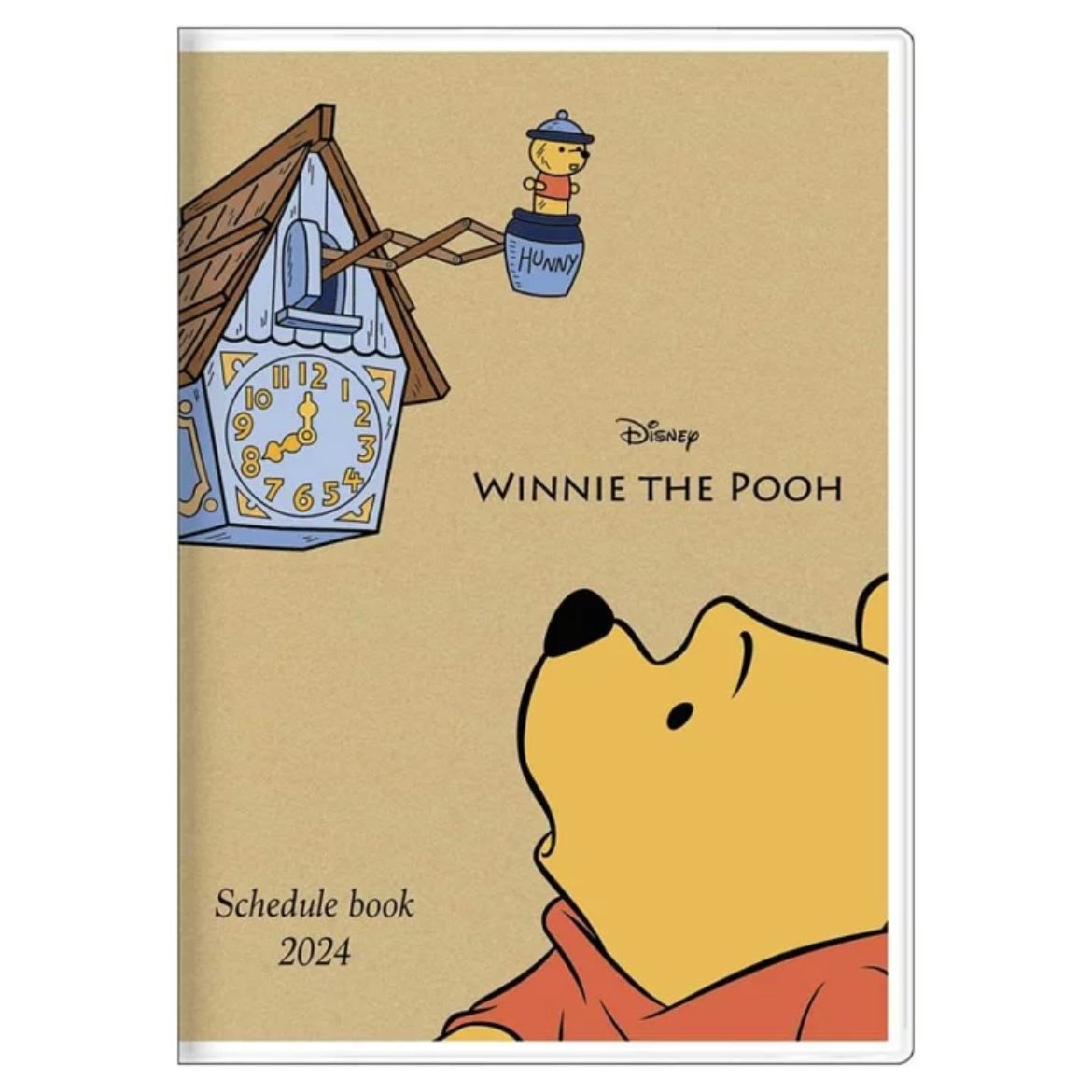 Winnie the Pooh 屋仔鐘 A6 Schedule Book 2024