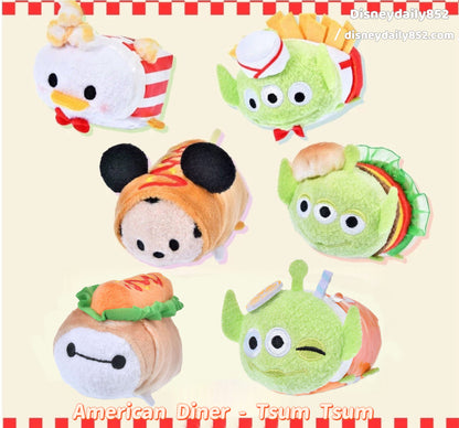 Mickey/ Baymax/ Donald/ 三眼仔 American Diner Tsum Tsum