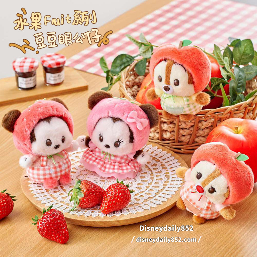Mickey/ Minnie/ Chip/ Dale 豆豆眼公仔 ｜ GLOSSY FRUITS 系列
