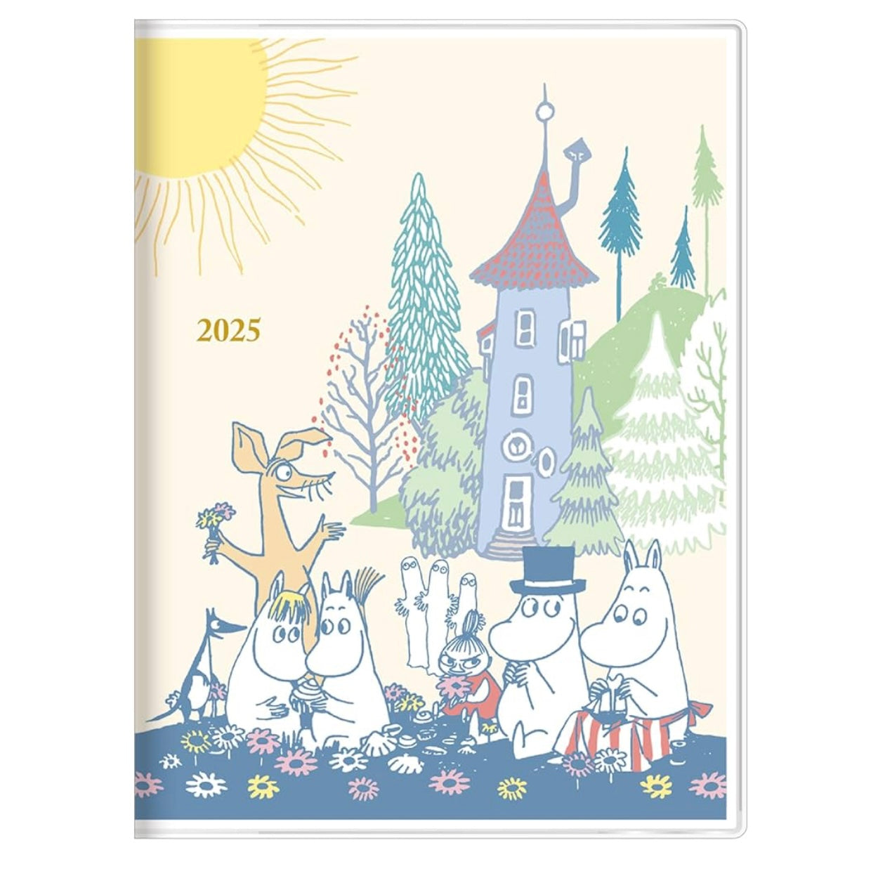 Moomin 2025年手帳 A6 Schedule *朋友