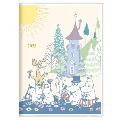 Moomin 2025年手帳 A6 Schedule *朋友