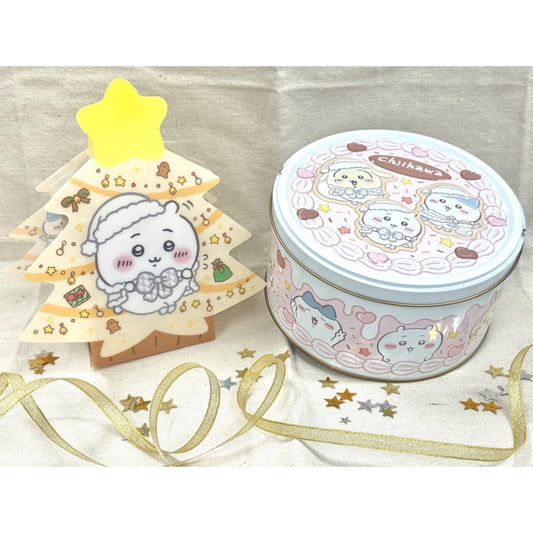 Chiikawa | 小可愛 聖誕樹糖果盒/ 牛油曲奇蛋糕罐 ちいかわ