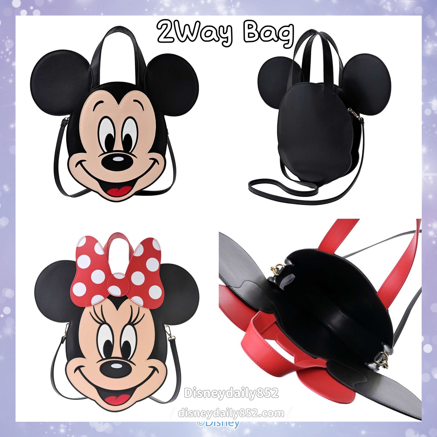 Mickey/ Minnie 2Way Bag