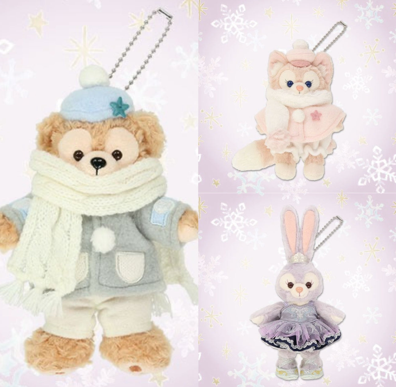 Linabell + Stellalou + Duffy 企款掛飾 Dancing Snowflakes