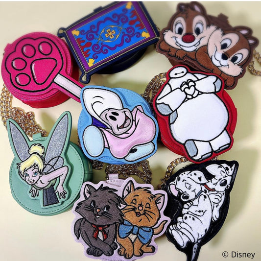 小物袋 Bag Charm 吊飾 Chip & Dale/ 101 斑點狗/ Berlioz & Toulouse/ 生蠔BB/ Zootopia/ Baymax/ Aladdin/ Tinkerbell