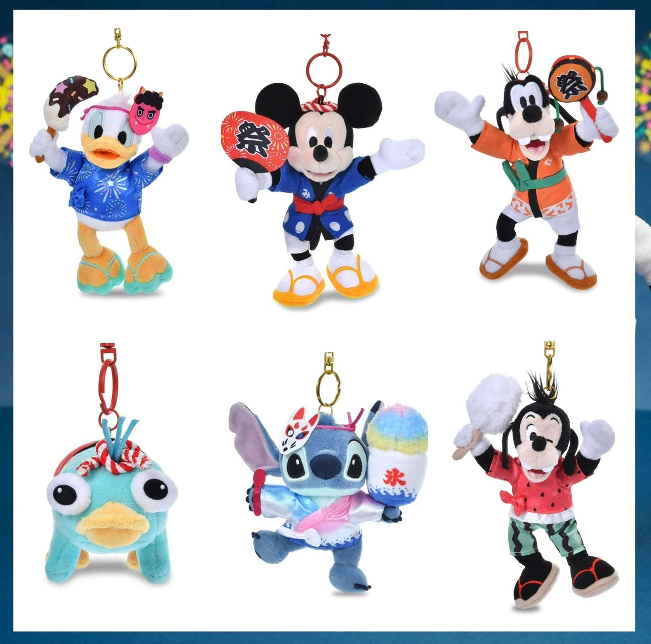 Mickey/ Donald / Goofy/ Max/ Stitch/ 泰瑞 公仔掛飾｜MATSURI STYLE