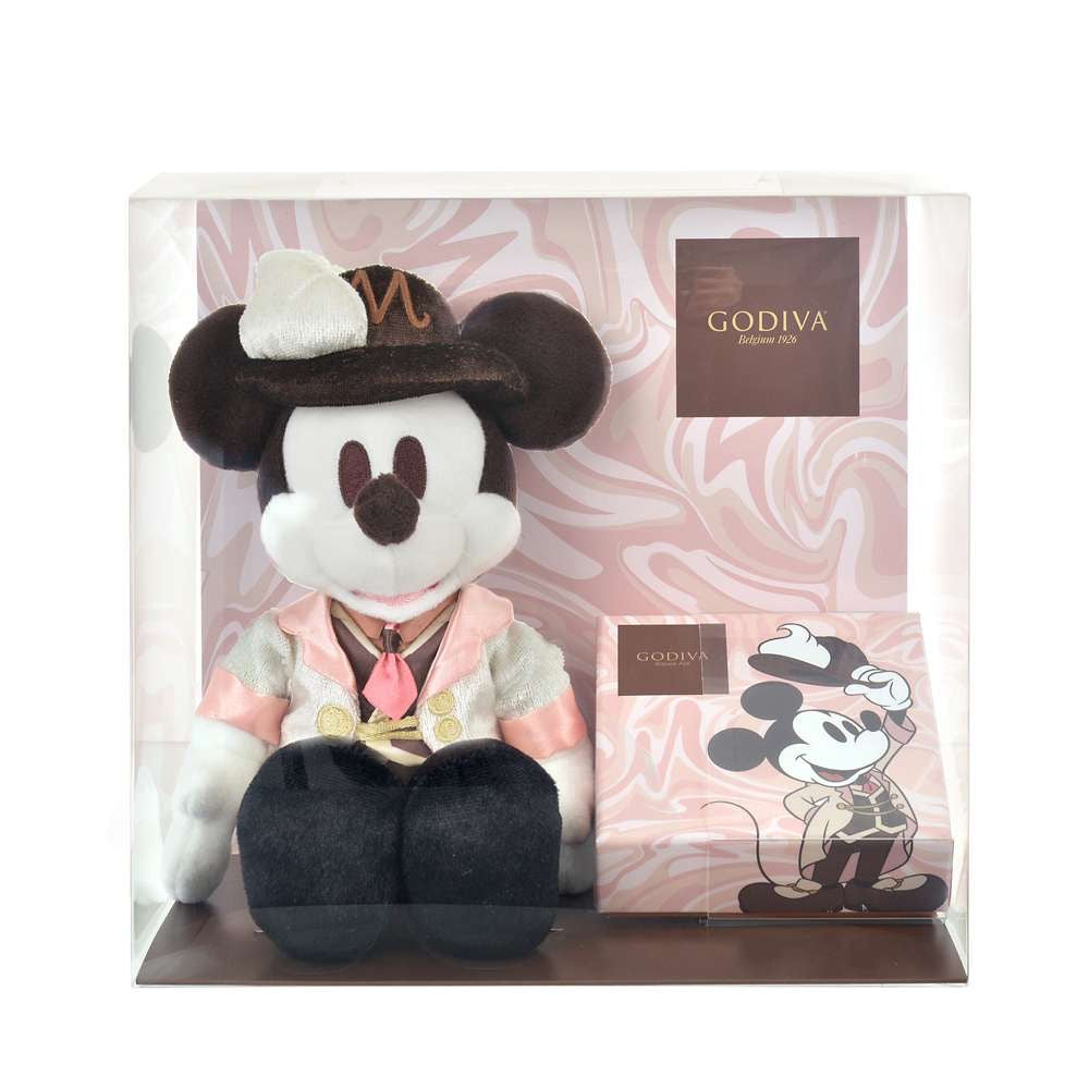 DISNEY VALENTINE  GODIVA Mickey 公仔連朱古力禮盒