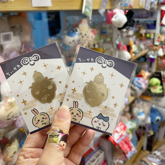 贈品 Chiikawa 金色小可愛 萬字夾
