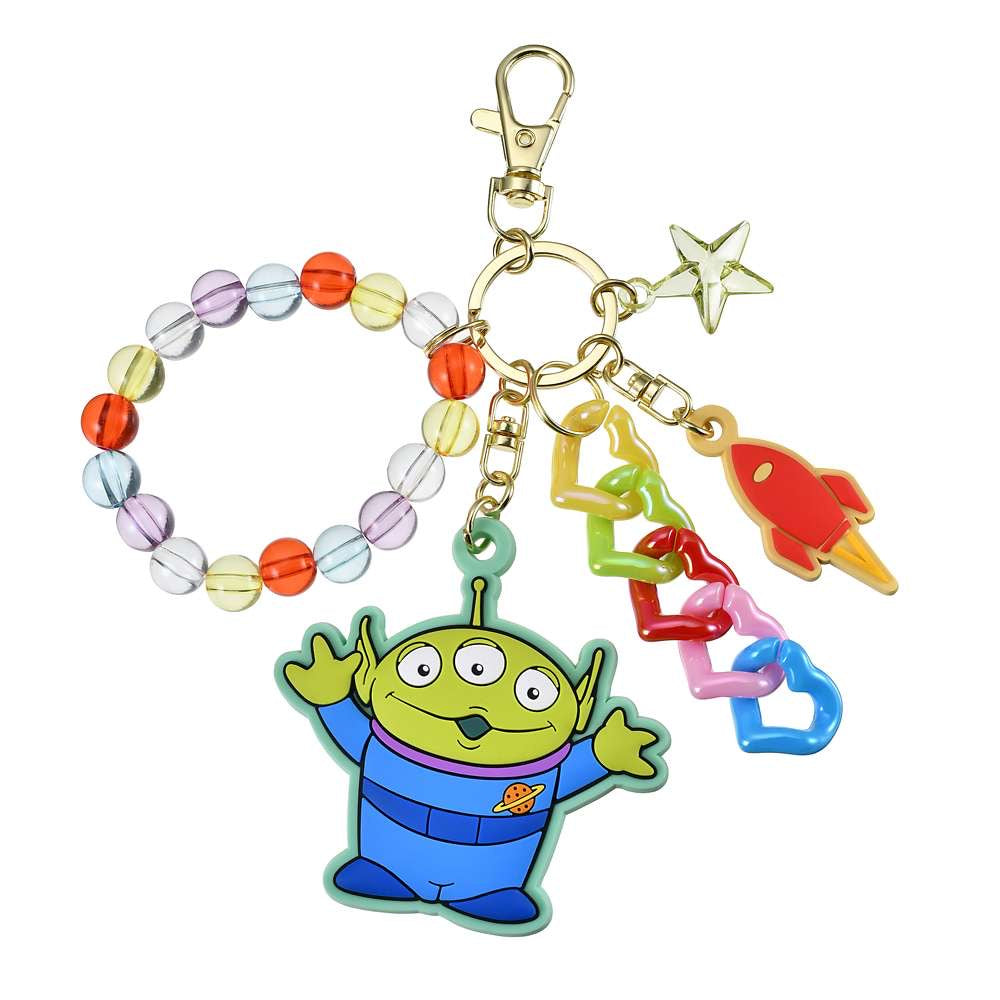 Key chain Fes  三眼仔/ Baymax/ Donald/ Stitch 珠鏈心心匙扣