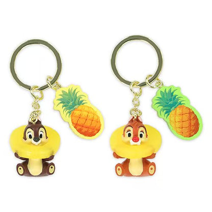 Chip & Dale Keychain Set - DisneyLand 園區 Hello Hello Summer