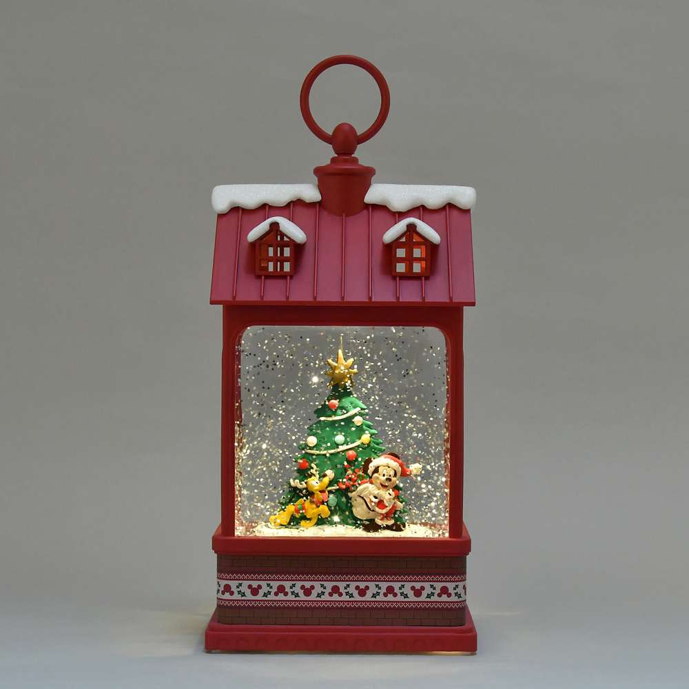 Mickey & Pluto LED 水晶球音樂擺設 | Disney Store Christmas 2025