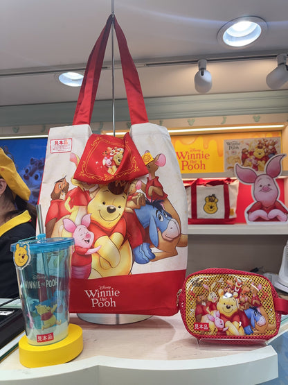 Tokyo Banana x Pooh 100周年限定| Eco bag/ 2Way 斜孭袋/ Pouch/ Pin/ 水杯/ Set裝