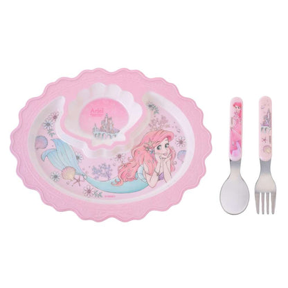 Elsa/ Rapunzel/ Ariel 餐碟連餐具