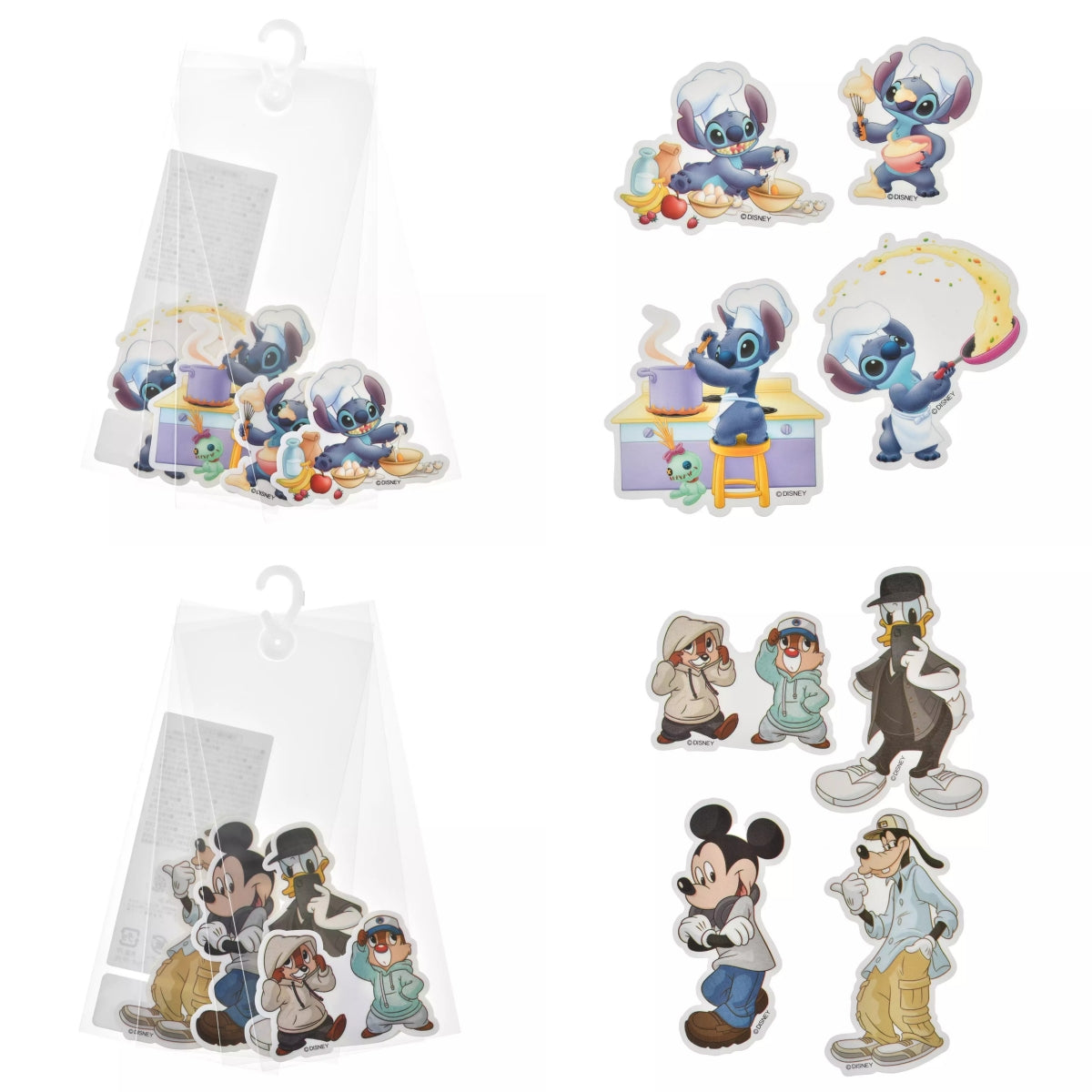 Stitch/ Mickey & Friends(便服) Sticker Set Sticker Collection